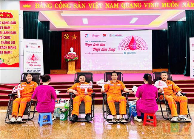 Công ty Nhiệt điện Uông Bí hưởng ứng “Tuần lễ hồng EVN lần thứ XI”: Lan tỏa giá trị nhân văn vì cộng đồng