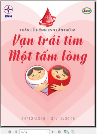 Phát động Tuần lễ hồng EVN lần thứ IV